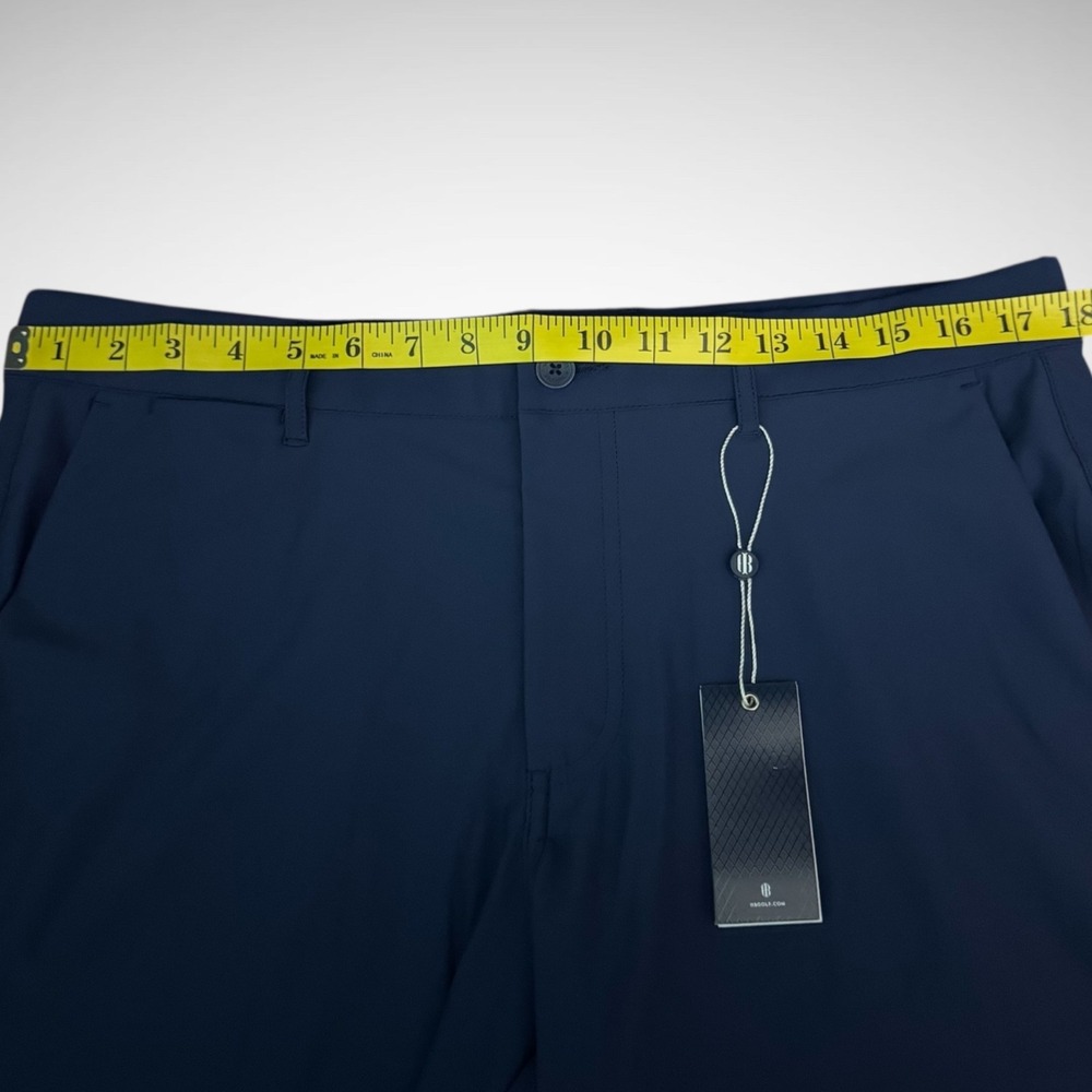 Holderness And Bourne Shorts Mens 34 Solid Blue Chinos Shorts Brand New - Picture 4 of 8